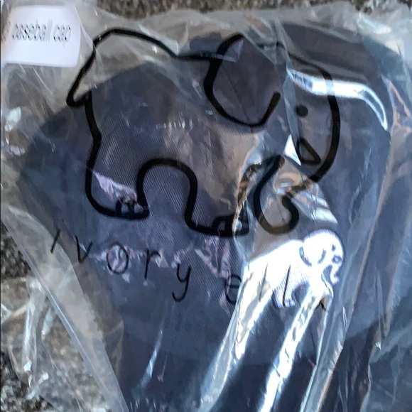 Ivory Ella Blue & White Embroidered Baseball Cap - Picture 8 of 8